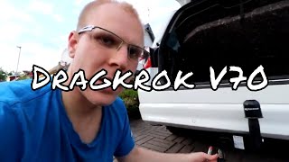 Volvo v70 Dragkrok installation How to install aftermarket towbar Swedish Växjö [upl. by Peh111]