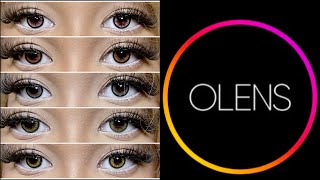 OLENS REVIEW NATURAL COLORED CONTACTS FOR DARK BROWN EYES [upl. by Belmonte219]