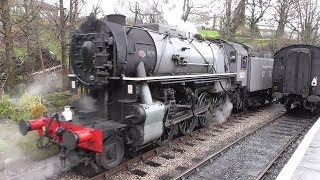 Keighley and Worth Valley Railway Steam Train Ride  Oxenhope to Keighley [upl. by Dijam]