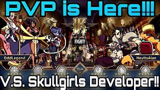 PvP is Here Competitive 3v3 Match VS SGM Developer Alan  Skullgirls Mobile [upl. by Sjoberg326]