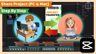 Share or Transfer Projects with Files  CapCut PC Tutorial [upl. by Harol20]