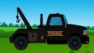 Tow Truck  Learn The Transport [upl. by Krell956]