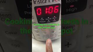 Cooking Collards in Instant Pot [upl. by Hugues445]