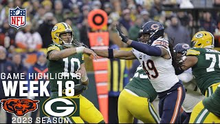 Chicago Bears vs Green Bay Packers  2023 Week 18 Game Highlights [upl. by Attoynek]