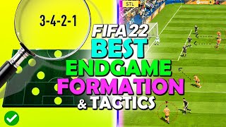 Why 3421 is the MOST META ENDGAME FORMATION in FIFA 22 [upl. by Hanforrd]