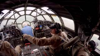 Crawl through a B29 Superfortress IN FLIGHT  RealTime procedures  ATC  Oshkosh AirVenture [upl. by Anaujait345]