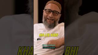 Asaduddin owaisi comic reply to Samdish 😂  asaduddinowaisi election2024 podcast shorts muslim [upl. by Ongun]