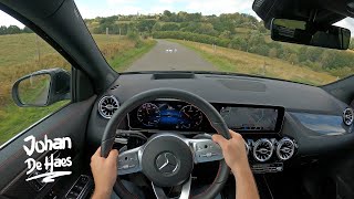 2020 MERCEDES GLA 200d 4MATIC 150 HP POV TEST DRIVE [upl. by Wardieu]