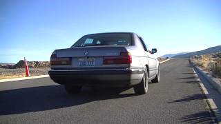 1993 BMW 740i E32 Modified Exhaust and Performance chip M60 V8 [upl. by Leduar]