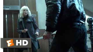 Atomic Blonde 2017  Savage Stairwell Fight Scene 510  Movieclips [upl. by Howes]