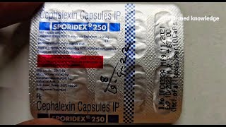 Sporidex 250 Capsules Uses amp Side Effects  Cephalexin All Details sporidex sporidex 250 price [upl. by Alyakcim937]