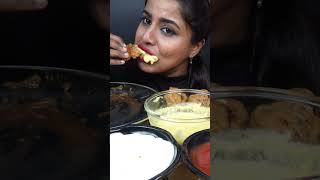 ASMR Eating Spicy Fried ChickenMasala MaggiChicken Fried Noodles Street Food ASMR Eating Mukbang [upl. by Ruth]