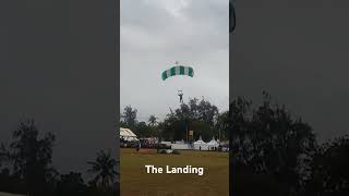 Airforce Paratroopers landing airforce paratroopers india viralvideo indianarmy [upl. by Sakiv702]