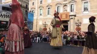 Els Gegants del Pi Mercè14 gegants [upl. by Nelo]