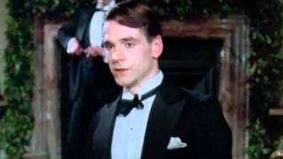 Brideshead Revisited  Anthony Andrews Jeremy Irons  Sebastian drunk at dinner [upl. by Parik]