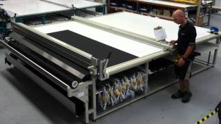 Quality Raytech R3100 Cutting Table for Roller Blinds [upl. by Auqinu]