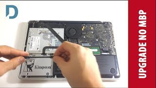 Como trocar o HD por um SSD no MacBook Pro 201120122013  Kingston UV400 480GB [upl. by Macario]