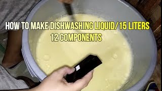 DISHWASHING LIQUID 15 LITERS EASY TIPS EXTREME BLOOMS [upl. by Margi]