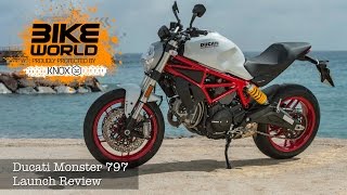 Ducati Monster 797 First Ride  launch Review Price From £789500 [upl. by Dreher]