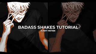 alight motion badass shakes tutorial ✿ [upl. by Vedetta]