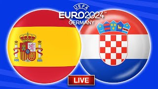 🔴 Spanien  Kroatien  UEFA EURO 2024  Live Radio Watchparty [upl. by Ayak]