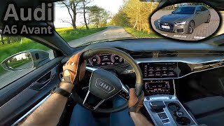 2023 Audi A6 Avant 45 TDI quattro  POV drive [upl. by Toomay]