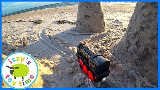 BEACH VACATION Playing in the Sand with Thomas and Friends Hiro at Clearwater Beach [upl. by Melicent]