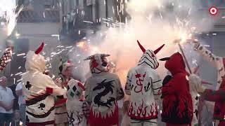 Riudoms sencÃ©n amb la VIII Trobada de Diables del Baix Camp [upl. by Shelba]