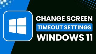 Windows 11 Change Screen Timeout Settings [upl. by Trela]