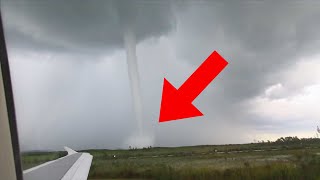 Planes Narrowly Escaping DEADLY Tornadoes  Daily dose of aviation [upl. by Dnalro574]