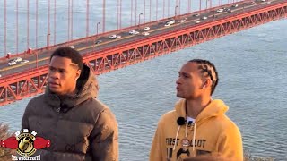 “Yo Son getting KNOCKED the F—K OUT” Devin Haney amp Regis Prograis face off in the BAY [upl. by Tronna]