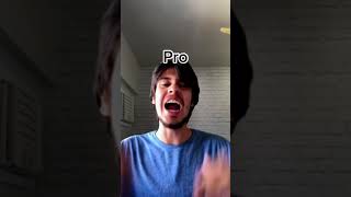 Noob vs Pro beatbox gota shorts [upl. by Llerraj948]