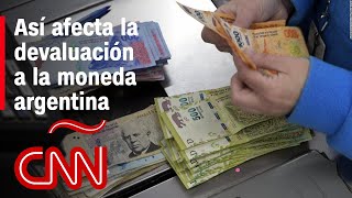 Peso argentino moneda con menor valor en la región [upl. by Atteloc]