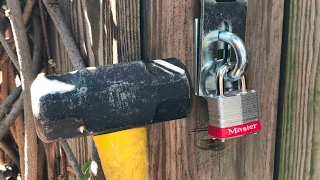 429 Master Lock 3 Opened with a Hammer [upl. by Steven594]