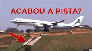 A340 EM VIRACOPOS FOI PERIGOSO  Aerocast [upl. by Onitnevuj799]