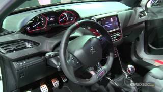 La Peugeot 208 GTI en direct du Mondial [upl. by Templia399]