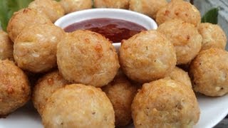 HOW TO MAKE CHICKEN BALLS [upl. by Hinkel]