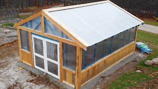 Brothers Build Dream DIY GREENHOUSE │ Road to Food Sustainability [upl. by Pete482]