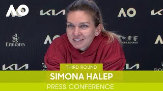 Simona Halep Press Conference 3R  Australian Open 2022 [upl. by Aneen738]