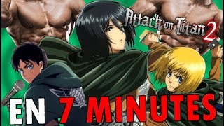 LAttaque des Titans S2 EN 7 MINUTES  RE TAKE [upl. by Jentoft]