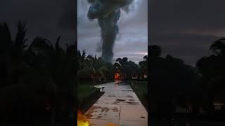 Tornado behind the palms [upl. by Suiramad]