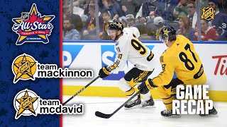 Team MacKinnon vs Team McDavid  2024 NHL AllStar Highlights [upl. by Sivar]