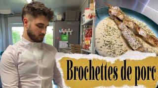 Brochettes de porc  recette facile  rapide et pas cher [upl. by Hsital]