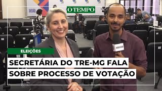 Segurança das urnas votação e biometria secretária do TREMG fala sobre processo eleitoral [upl. by Plume907]