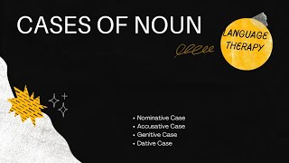 Nominative Case Accusative Case Genitive Case Dative Case of NounEnglish Grammar [upl. by Christan]