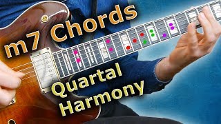 m7 Chords  How to use Quartal Harmony in a Solo [upl. by Ikram]