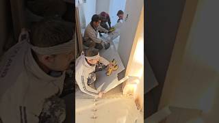 ceramic marble tile بلاط سيراميك ترکیب بورسلين floor construction youtubeshorts shorts [upl. by Eelitan710]