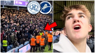 MILLWALL FANS KICK OFF amp CARNAGE ON DERBY DAY in QPR vs Millwall [upl. by Mazur127]