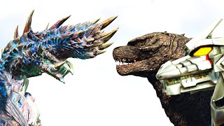 ALATREON vs GHIDORAH and Div GODZILLAS  ARK Kaiju Battle [upl. by Imugem]