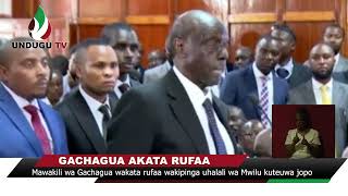 Mawakili wa Gachagua wakata rufaa wakipinga uhalali wa Mwilu kuteuwa jopo [upl. by Urquhart374]